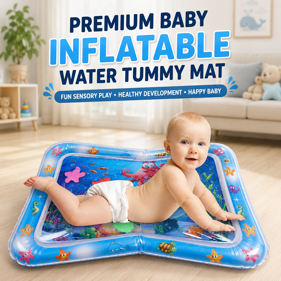 Premium Baby Inflatable Water Tummy Time Mat
